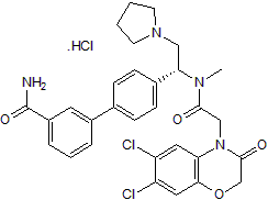 GSK 1562590 hydrochloride 结构式