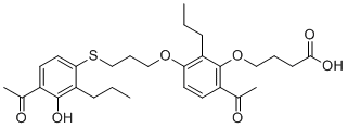 Tipelukast Chemical Structure