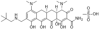 Omadacycline mesylate Chemical Structure