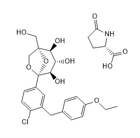 PF-04971729 ((S)-5-oxopyrrolidine-2-carboxylic acid) 结构式