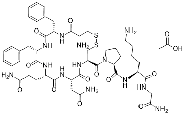 Felypressin Acetate Chemical Structure