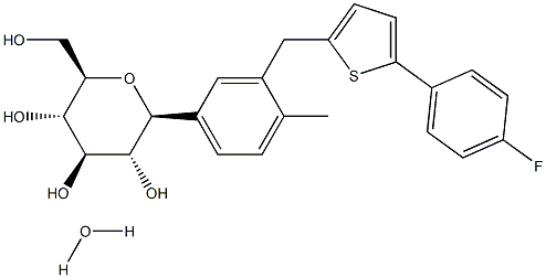 Canagliflozin Hydrate 结构式