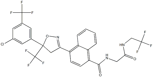 Afoxolaner 结构式 Afoxolaner 结构式