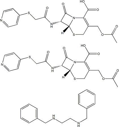 Cephapirin Benzathine Chemical Structure