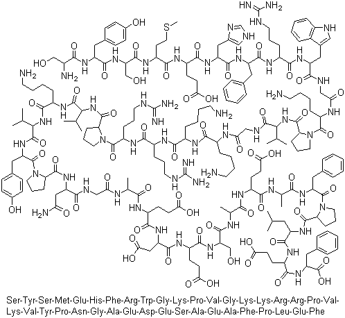 Adrenocorticotropic Hormone, Human Chemical Structure
