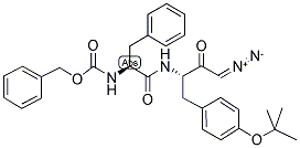 Z-Phe-Tyr(tBu)-diazomethylketone 结构式