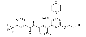 LXH254 HCl 结构式