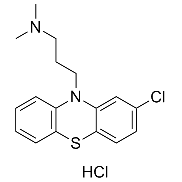 Chlorpromazine hydrochloride Chemical Structure