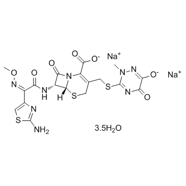 Ceftriaxone sodium sterile Chemical Structure