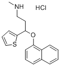 (RS)-Duloxetine hydrochloride 结构式