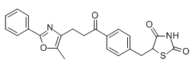 Darglitazone Chemical Structure