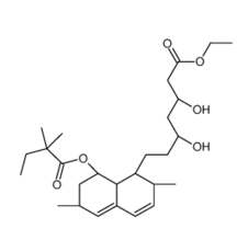 Simvastatin Hydroxy Acid Ethyl Ester Chemical Structure