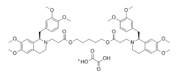 CisAtracurium Oxalate Chemical Structure