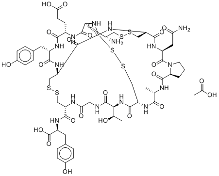 Linaclotide acetate Chemical Structure
