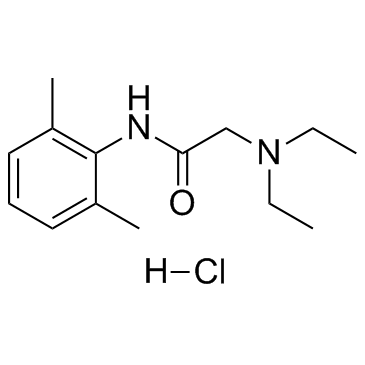 Lidocaine hydrochloride Chemical Structure