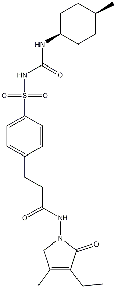 cis-Glimepiride Chemical Structure