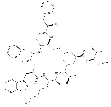 Octreotide 结构式