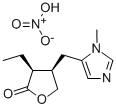 Pilocarpine Nitrate Chemical Structure