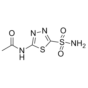 Acetazolamide 结构式