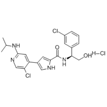 Ulixertinib hydrochloride Chemical Structure