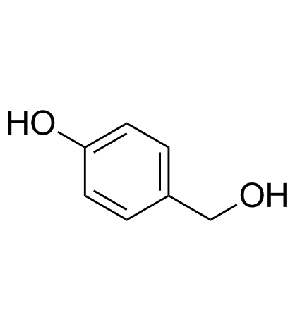 4-Hydroxybenzyl alcohol 结构式