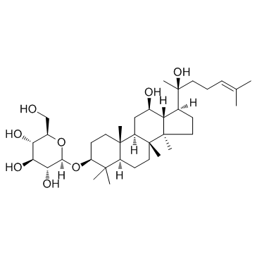 Ginsenoside Rh2 结构式