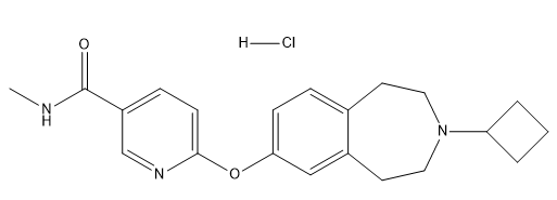 GSK-189254 hydrochloride 结构式