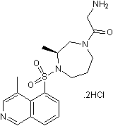 Glycyl-H 1152 dihydrochloride Chemical Structure