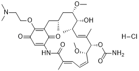 Alvespimycin HCl 结构式