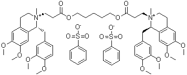 Cisatracurium besylate Chemical Structure