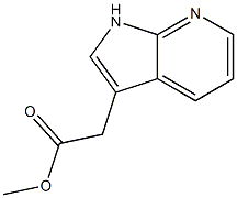 Methyl 2-(1H-pyrrolo[2,3-b]pyridin-3-yl)acetate Chemical Structure