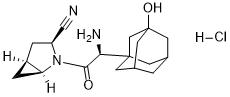 Saxagliptin hydrochloride 结构式