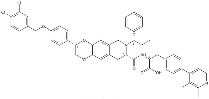 GLP-1 receptor agonist 5 结构式