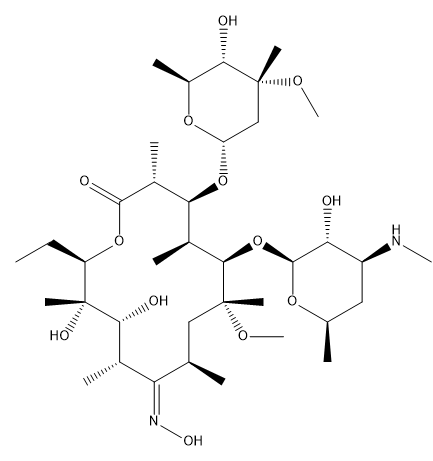 Clarithromycin EP Impurity M 结构式