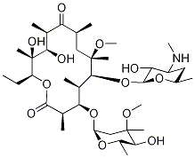 N-Desmethyl Clarithromycin 结构式