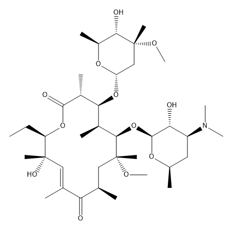 Clarithromycin EP Impurity N 结构式