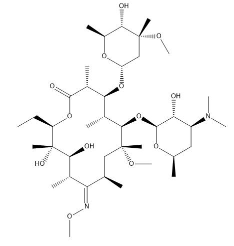 Clarithromycin EP Impurity O 结构式