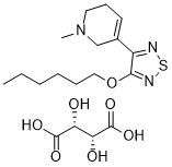 Xanomeline tartrate 结构式