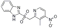 2-(((3-Methyl-4-nitropyridin-2-yl)methyl)sulfonyl)-1H-benzo[d]imidazole Chemical Structure