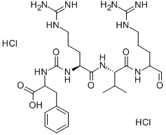 Antipain, Dihydrochloride 结构式