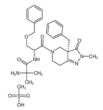 Capromorelin methanesulfonate 结构式