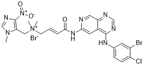 Tarloxotinib bromide Chemical Structure