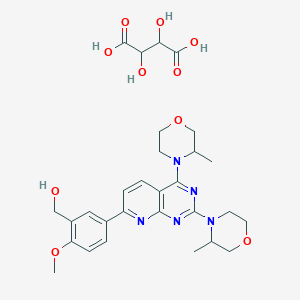 AZD8055 D(-)-Tartaric Acid Chemical Structure