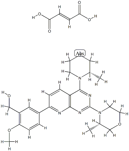 AZD8055 Fumaric acid Chemical Structure