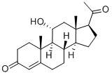 11α-Hydroxyprogesterone Chemical Structure