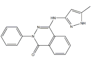Phthalazinone pyrazole 结构式