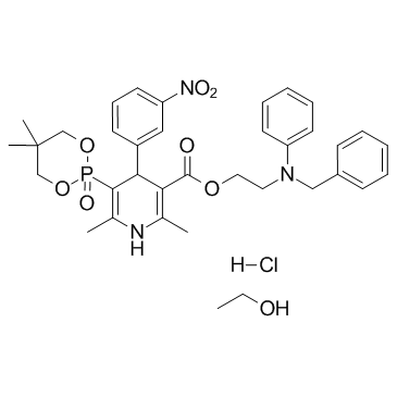 Efonidipine hydrochloride ethanolate 结构式