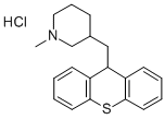 Metixene hydrochloride 结构式