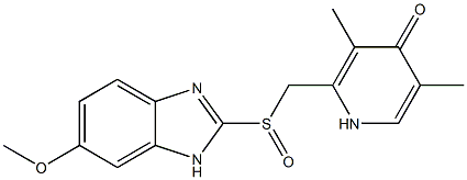 Desmethoxy Keto Esomeprazole Chemical Structure Desmethoxy Keto Esomeprazole Chemical Structure