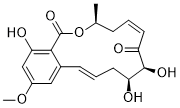 5Z-7-Oxozeaenol 结构式